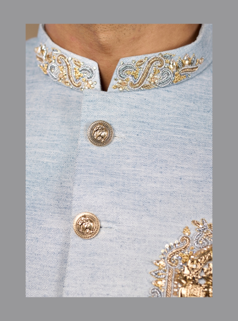 SILVER GRAY JODHPURI